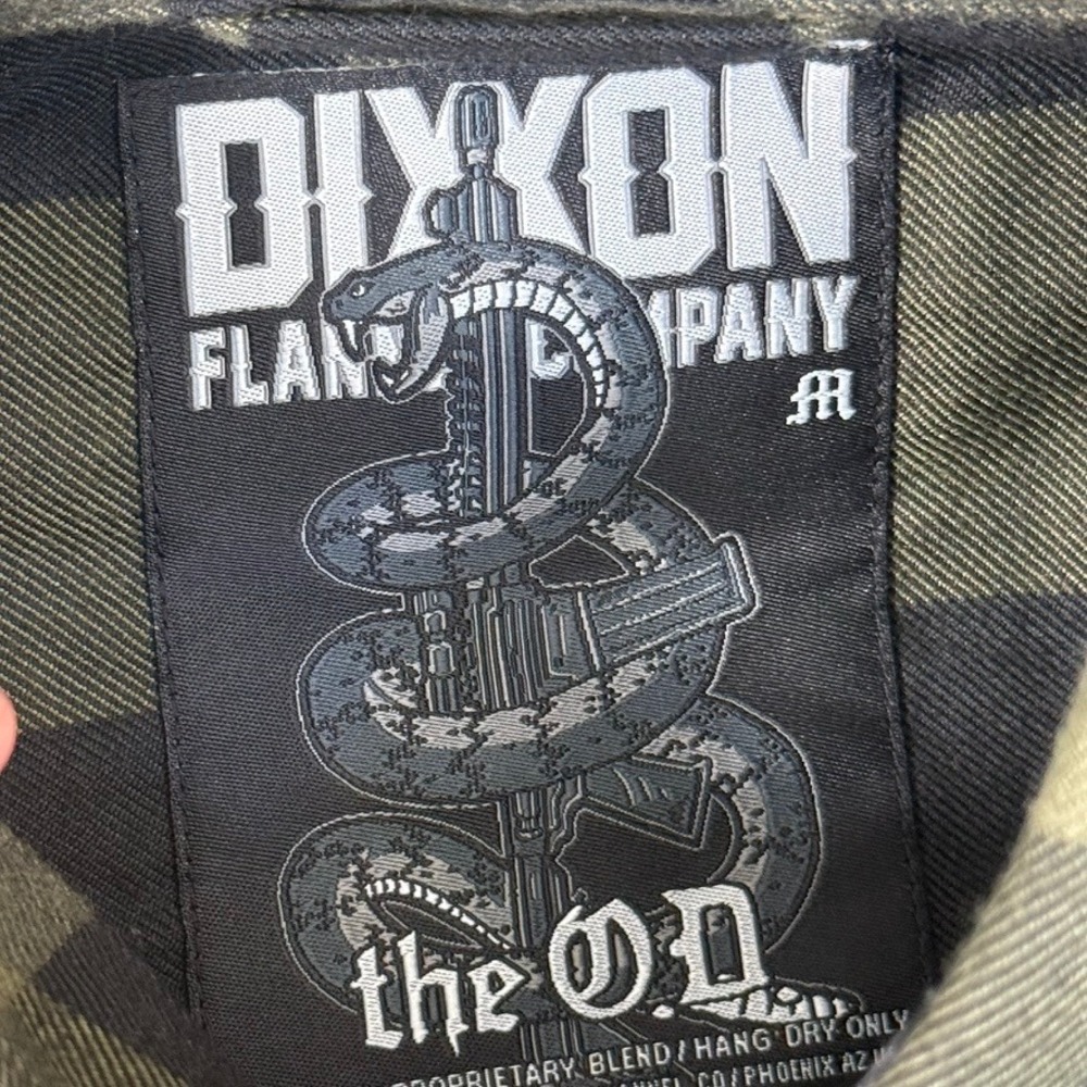 Dixxon Flannel Company The OD Green Black Buffalo Check Button Up Shirt Mens M - Picture 5 of 9